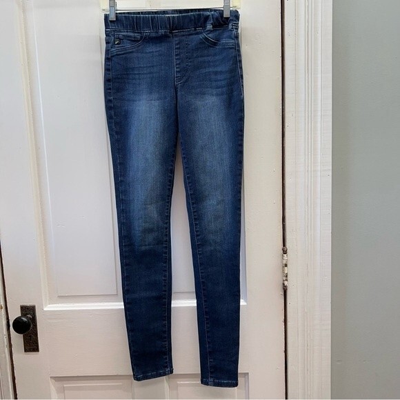 KanCan skinny jeans jeggings elastic waist pull on women's 1 24 - Picture 1 of 9